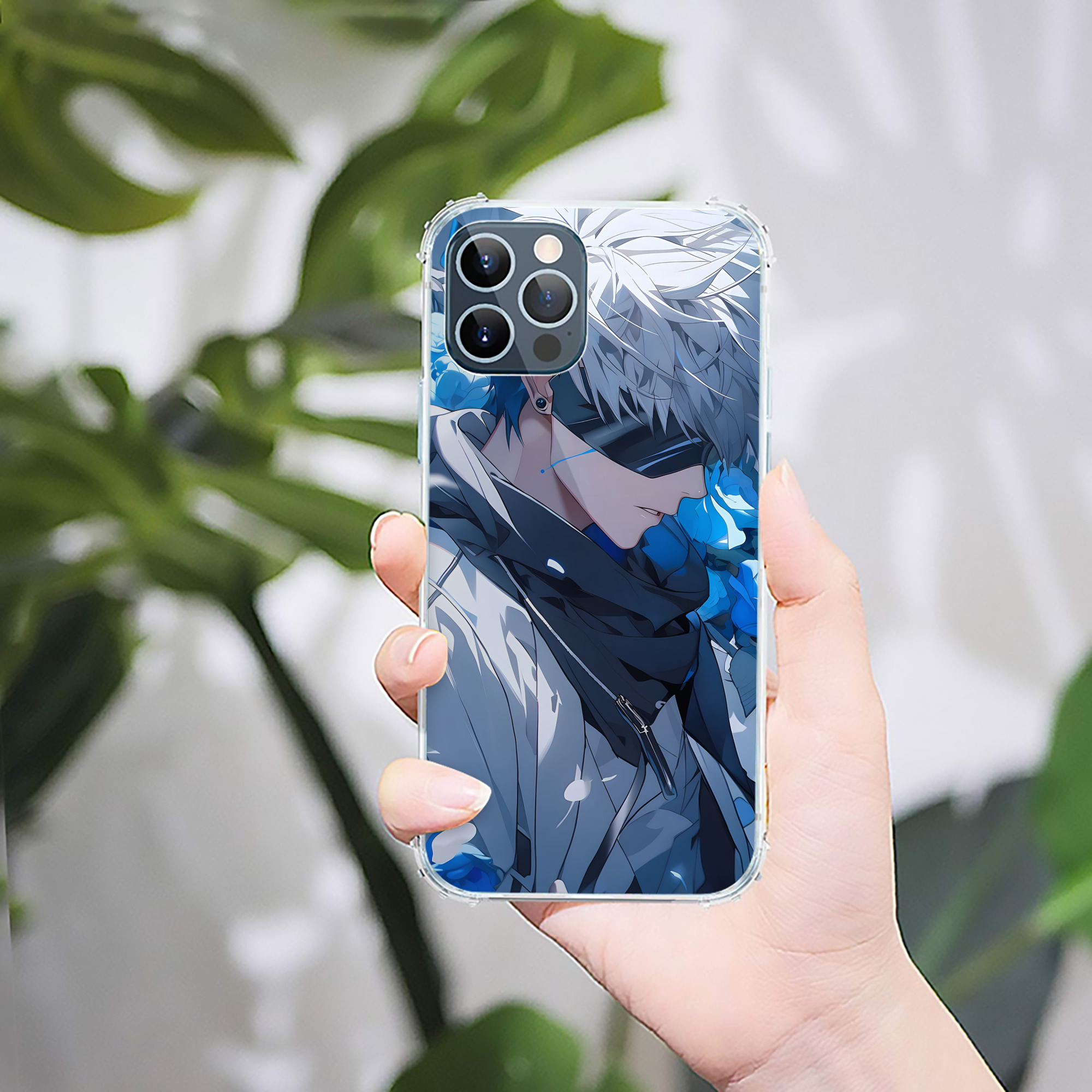 （画像用） 呪術廻戦 Jujutsu Kaisen 【iPhone 12シリーズ対応】透明スマホケース（クリアソフトケース）